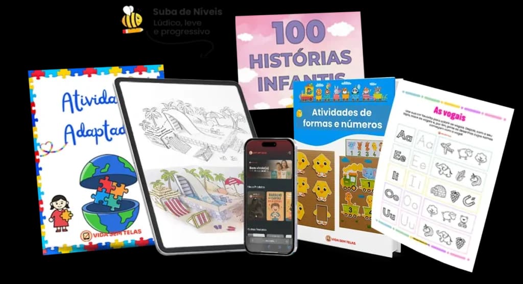 Kit Vida Sem Telas - Materiais educativos