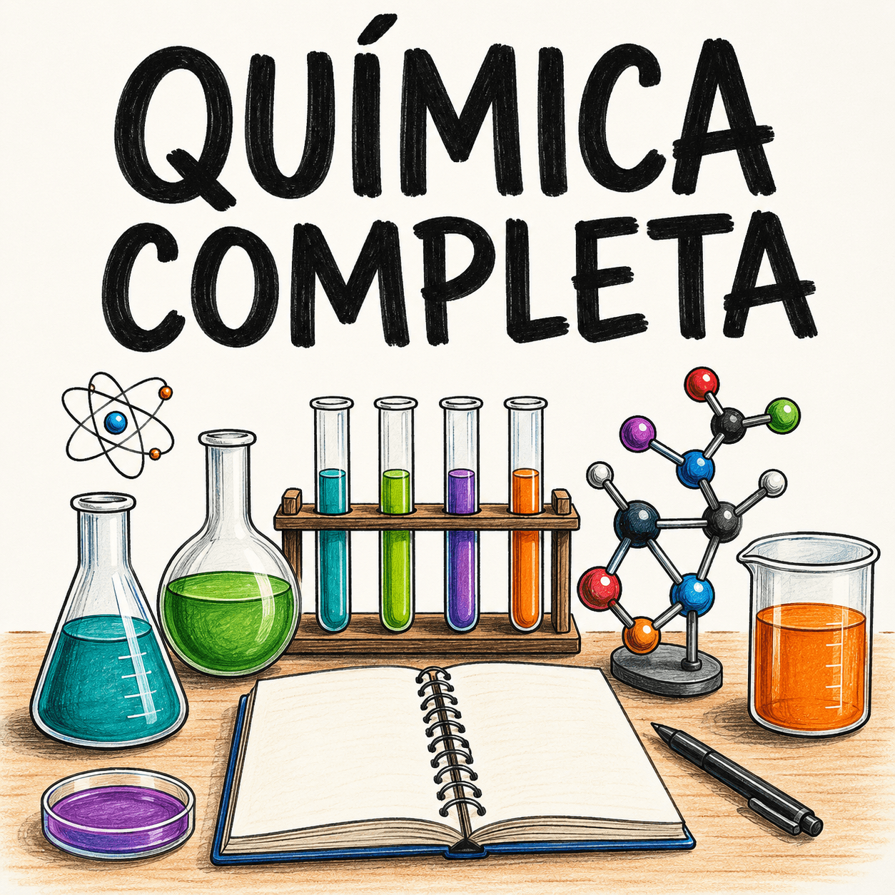 Capa do material Química — Completo